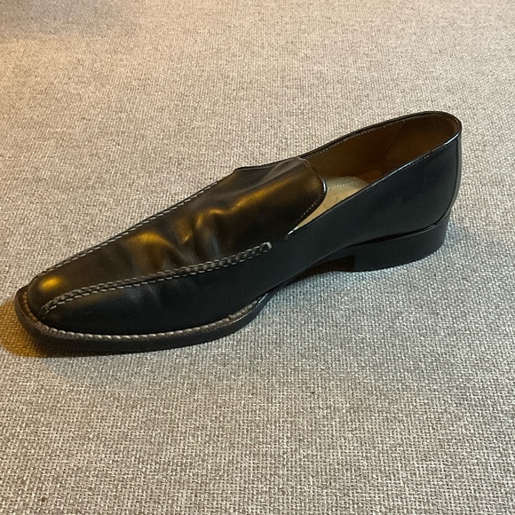 Antonio Maurizi Black Leather Slip-On Loafers main image 2